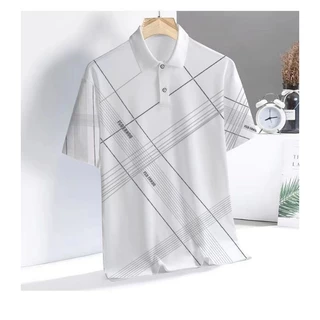 เสื้อ​โปโล​ เสื้อ​คอปก​ ผ้าเย็น​นาโน​ ใส่​สบาย​ๆ