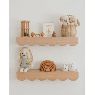 PL66 พร้อมส่ง ที่วางของอเนกประสงค์ ตุ๊กตา นาฬิกา ตกแต่งบ้าน ทำจากไม้ยางพาราเกรดA สวยงาม แข็งแรง มินิมอล