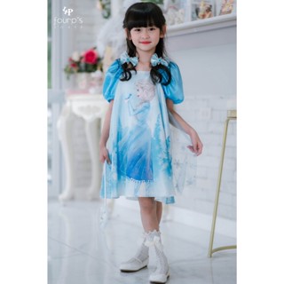 DISNEY PRINCESS : 071312  เดรสเด็กลิขสิทธิ์แท้