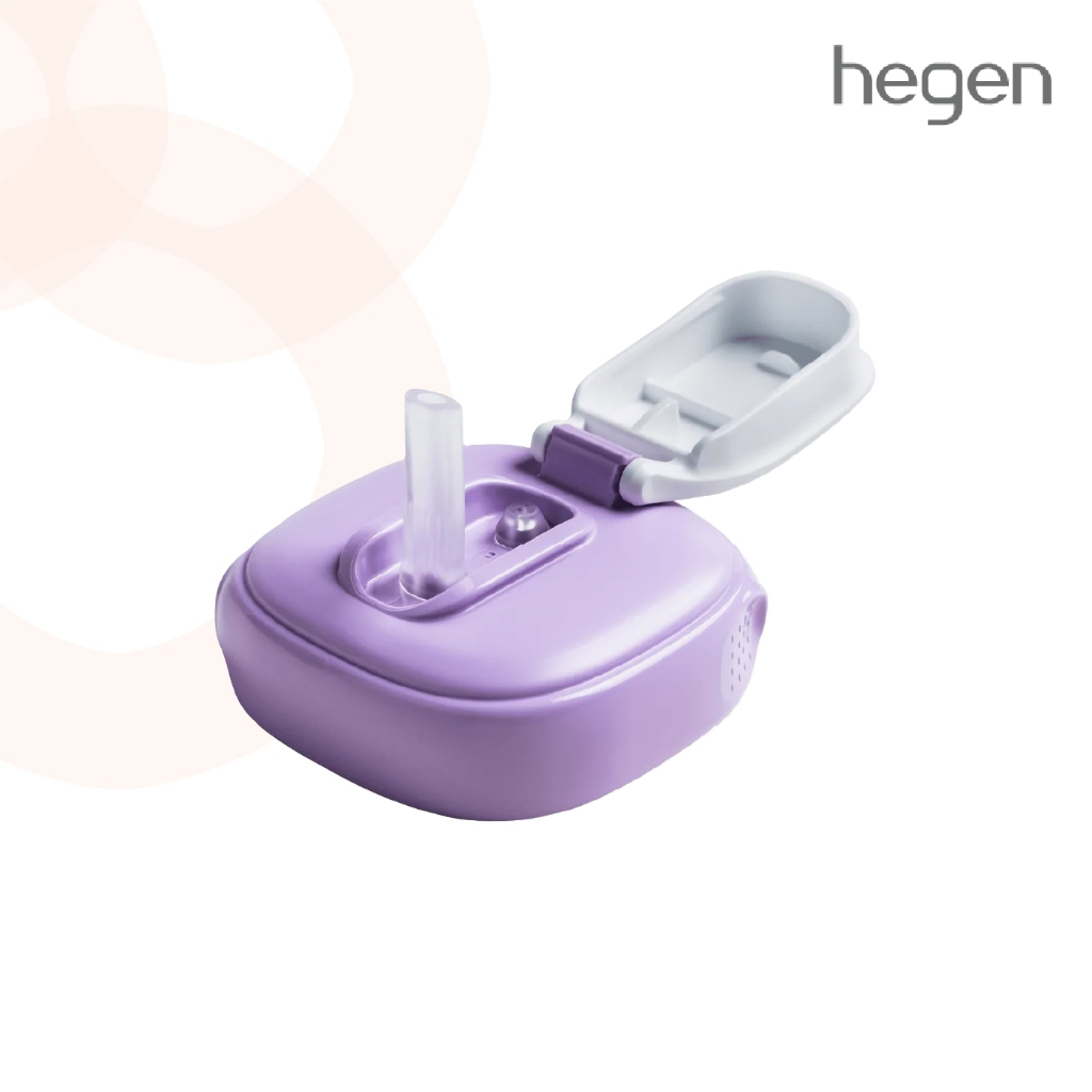 Hegen - Straw Spout v2 Purple ฝาหัดดื่มพร้อมหลอด สีม่วง สำหรับ 9 เดือน+