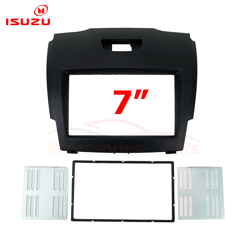 กรอบในวิทยุรถยนต์ ยี่ห้อ ISUZU New D-Max GRAY ปี 2012-2017 รหัสสินค้า IS-004