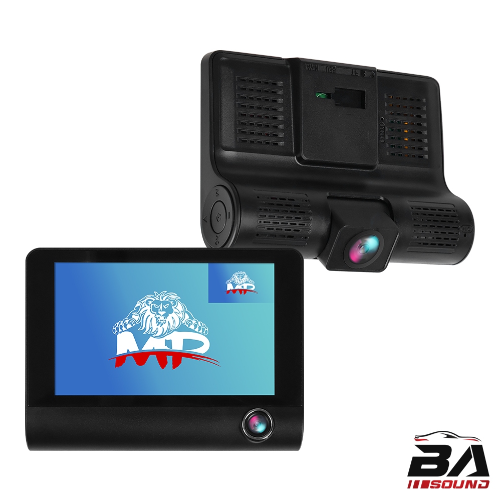 BA SOUND กล้องติดรถยนต์ จอ 4นิ้ว FULL HD 1296P มีกล้องถึง 3ตัว 3มุม DV9181 กล้องบันทึกวิดิโอ 3 เลนส์ กล้องหน้ารถ - รูปที่ 6