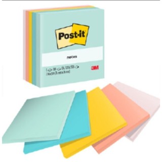 กระดาษโพสต์อิท 3M ขนาด3*3 สีพาสเทล 654-5AP แพ็ค5เล่ม