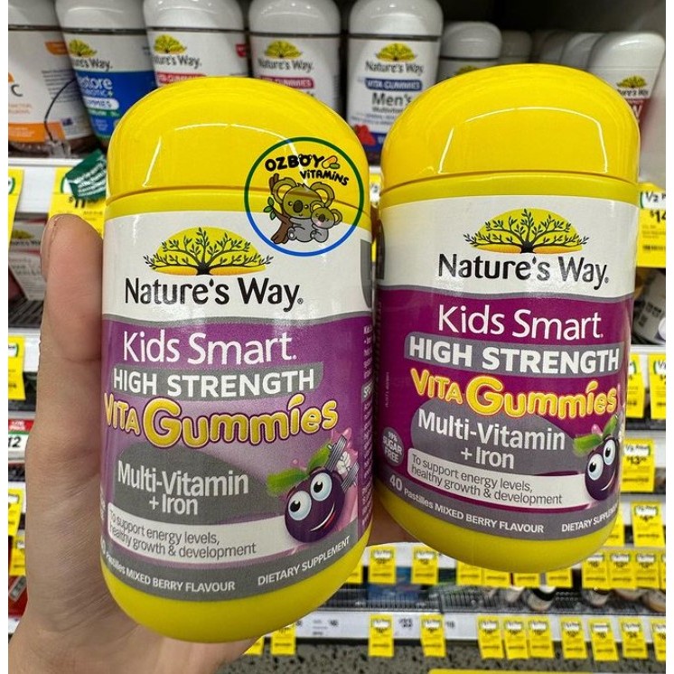 Nature's way Multi-Vitamin + Iron Gummies