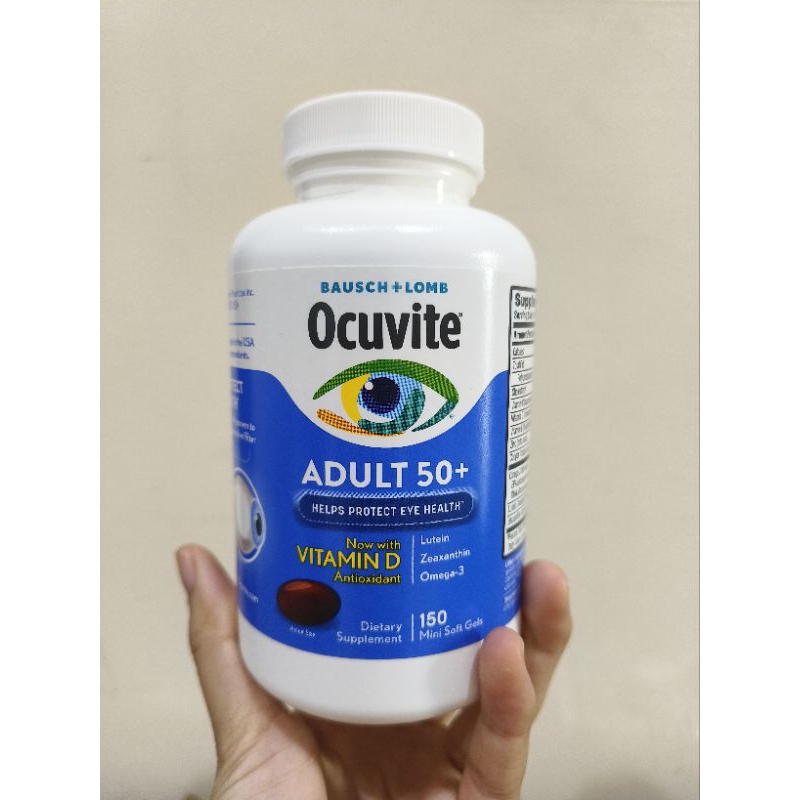 Bausch+Lomb Ocuvite Eye Vitamin for Adult 50+ จำนวน 150 Minisoftgels