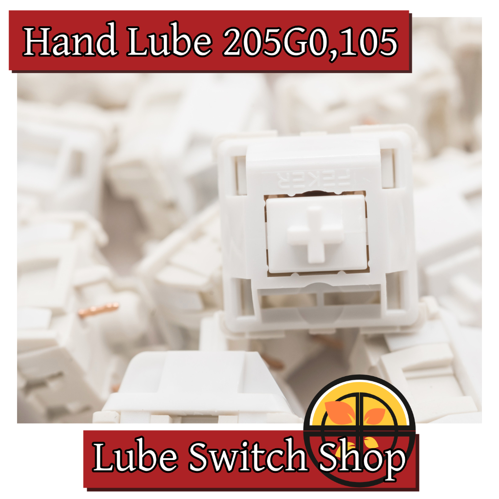 Feker White Mable 45,70 ชิ้น ลูปแล้ว Lubed Linear Switch