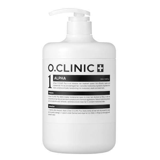 O.CLINIC 1 ALPHA 1000ml บำรุงรักษาเส้นผมที่แห้งเสียลึกถึงโครงสร้างภายในเส้นผม พรุน แห้งกรอบ ขาดง่าย