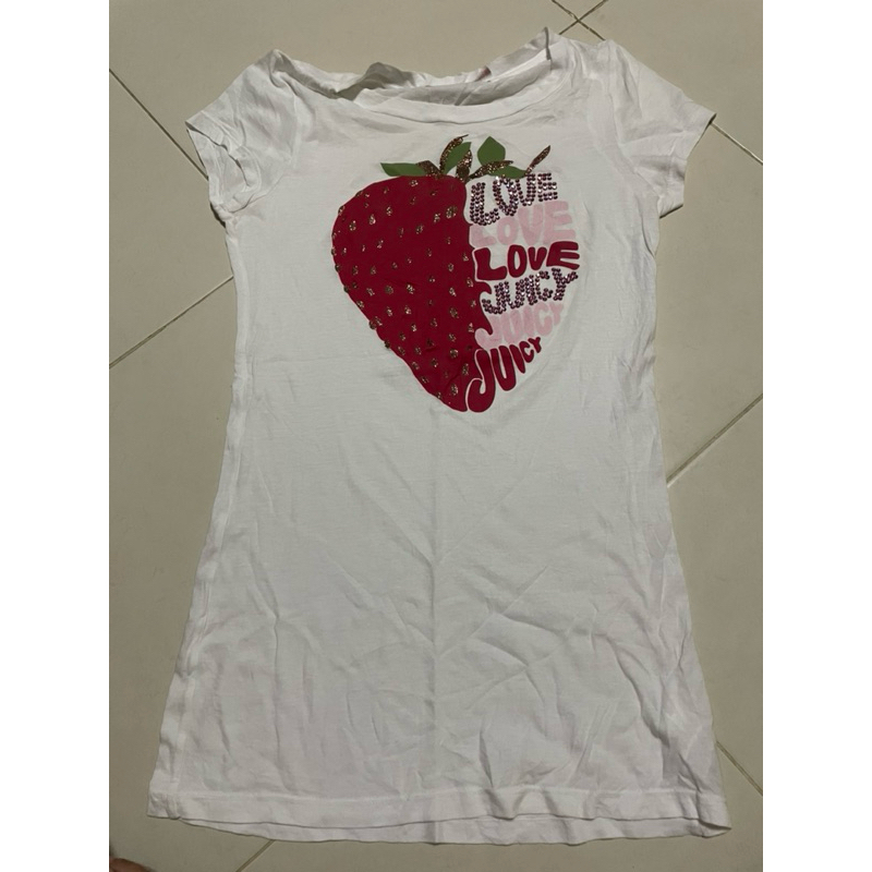 ❌ขายแล้ว❌เสื้อยืดjuicy couture สาวsพอ ผ้าบาง อก32-33