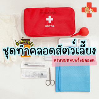 ชุดช่วยคลอด อุปกรณ์ทำคลอดหมา ทำคลอดแมว ครบหมดจบพร้อมคลอด