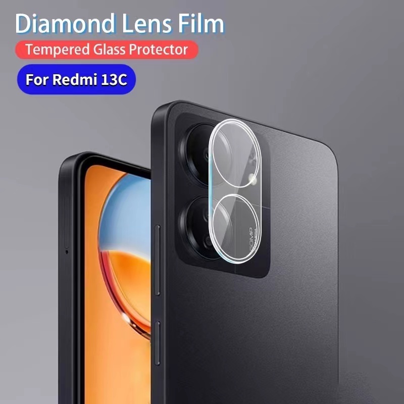 ซื้อ ฟิล์มกระจกกันรอย เลนส์กล้อง เต็มเลนส์ สำหรับ Xiaomi Redmi 13C / Poco C65