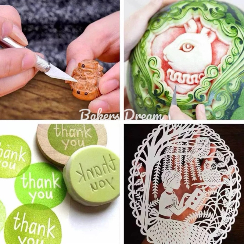 มีดแกะสลัก สำหรับงานฟองดอง มีดตกแต่งเค้ก,ผลไม้ - รูปที่ 3