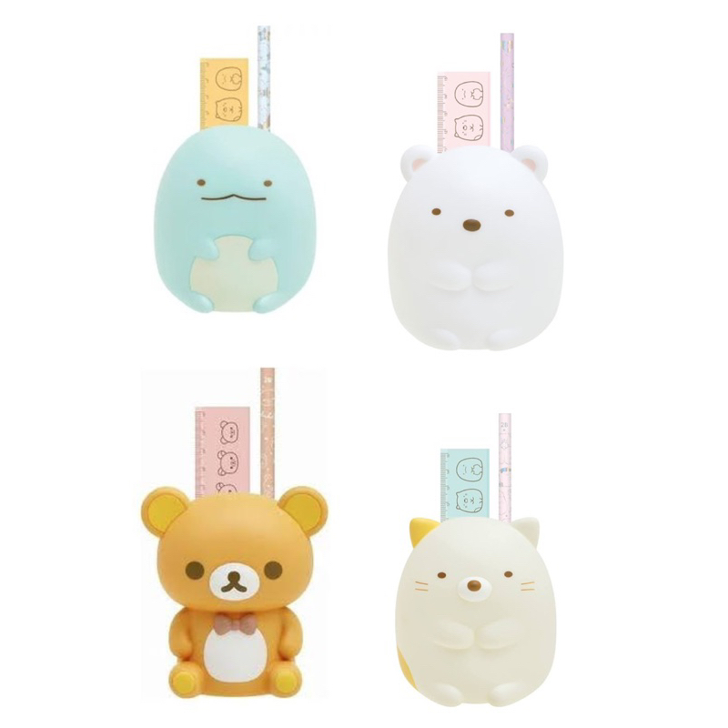 กล่องใส่ปากกา ไว้ตกแต่งโต๊ะได้  San-x Gift set มีดินสอไม้และไม้บรรทัดแถมให้ด้วย ของแท้จากญี่ปุ่น