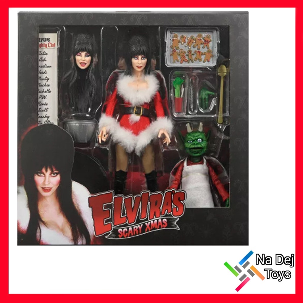 Neca Elvira X-Mas 7" Figure เอลวิร่า คริสมาส ขนาด 7 นิ้ว ฟิกเกอร์