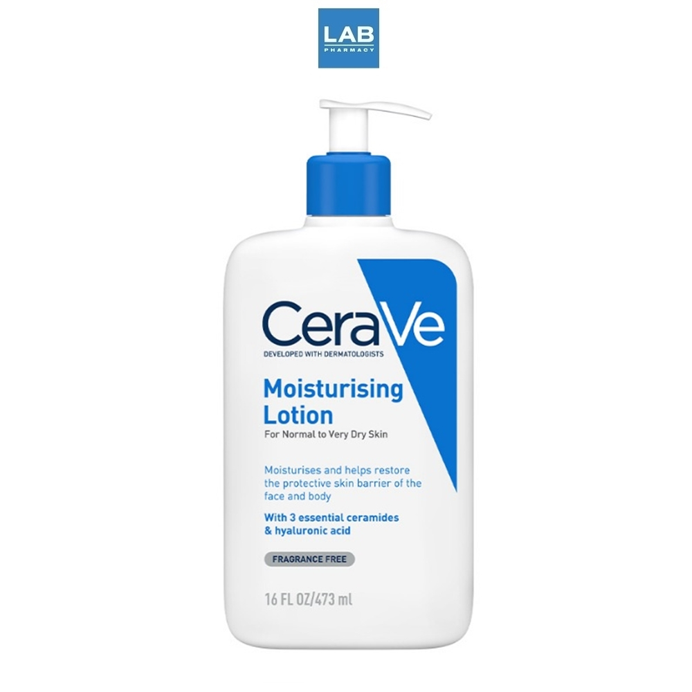 CERAVE Moisturising Lotion 473 ml. - เซราวี โลชั่นทาสำหรับผิว ปกติ - แห้งมาก