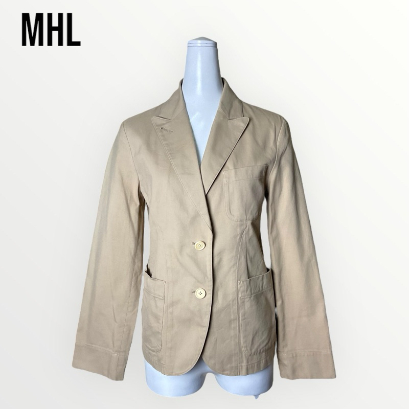 MHL เสื้อสูทหญิงสีครีม