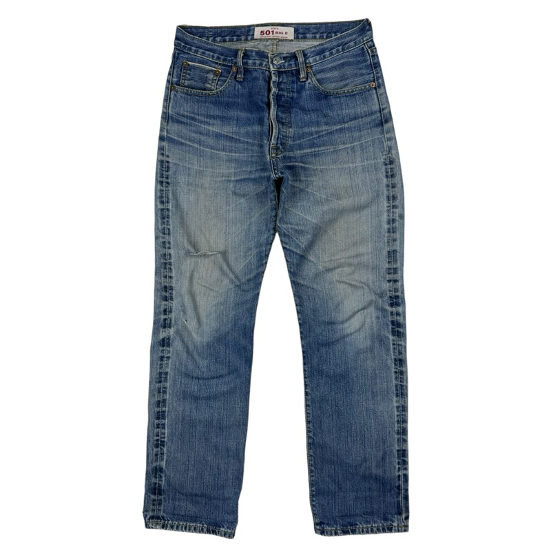 กางเกงยีนส์ริมแดง มือสอง แบรนด์ Levi’s 501-Big E  Made in USA