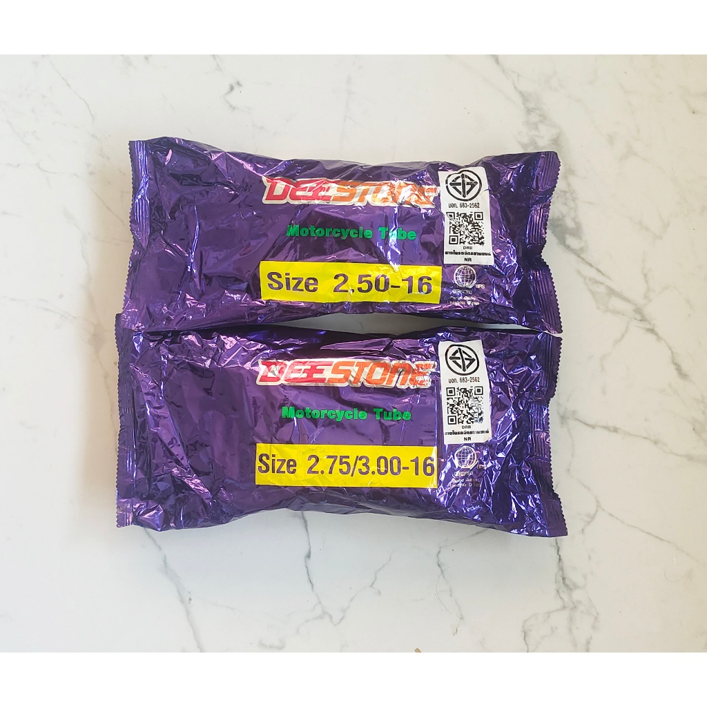 DEESTONE ยางใน รถมอเตอร์ไซค์ ขอบ 16 (2.50-16, 2.75/3.00-16)