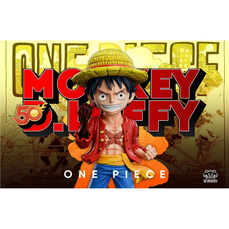(Pre-Order)Resin WCF One Piece - LUFFY JUMP 50th BY YZ STUDIO