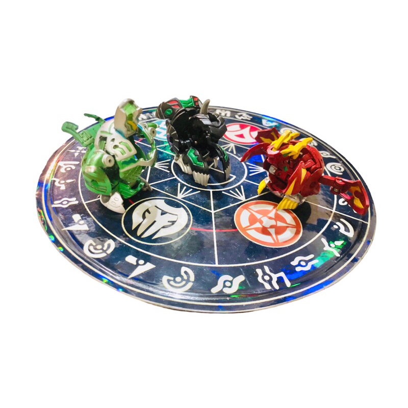 Bakugan Mechtanium Surge Mercury Dragonoid / Mutant Helios / Mutant Taylean Set ( Anime Custom Paint