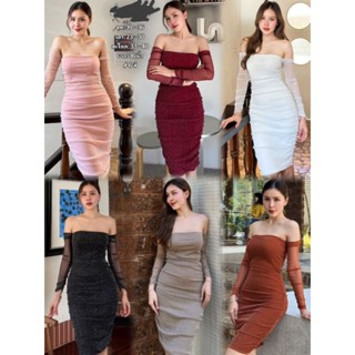 ชุดออกงานผ้ากลิตเตอร์วิ้ง