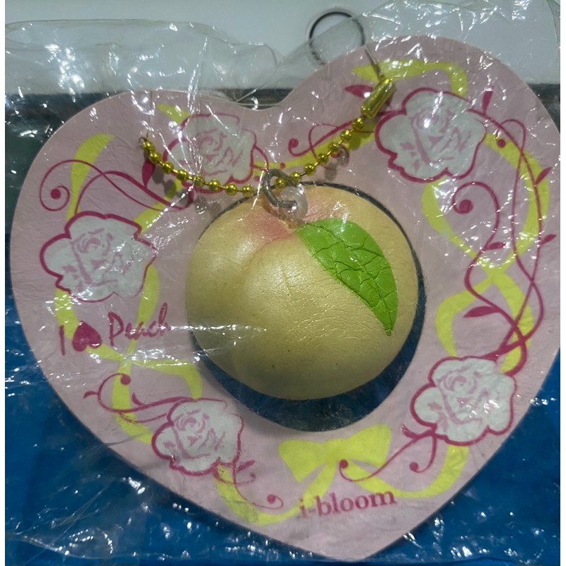 สกุชชี่ พีชจิ๋ว พวงกุญแจ ของสะสม ของชำรวย ibloomแท้ JAPAN only ขนาด 4cm งานสะสม รุ่น1 iBLOOM แท้ jap