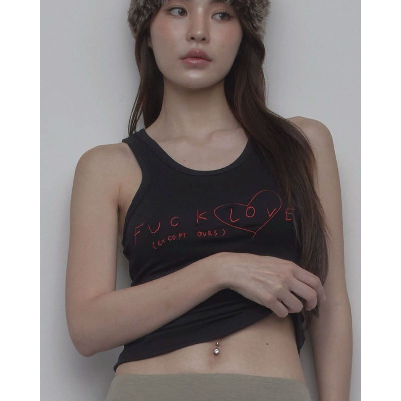 Piccoro - Babes’ Text Tank เสื้อกล้ามผ้ายืด 3 สี