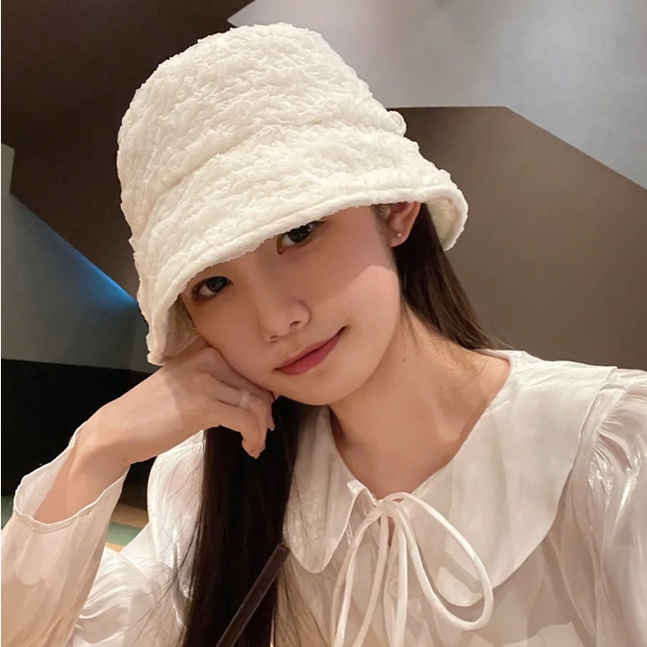 หมวกบัคเก็ต Yumi (B83) หมวกแฟชั่นเกาหลีสำหรับผู้หญิง ราคา ถูกที่สุด ดีลบีเคเค แกลเลอรีภาพที่ 5