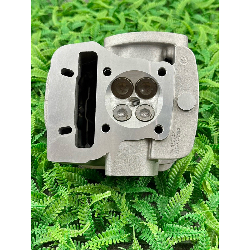 ฝาสูบ4วาล์110inew2021และ125iLEDใหม่ปี2023ฝาสูบตรงรุ่นใส่ได้เลยไม่ต้องแปลงขนาดวาว19-17มิลใส่ลูก53ขึ้น