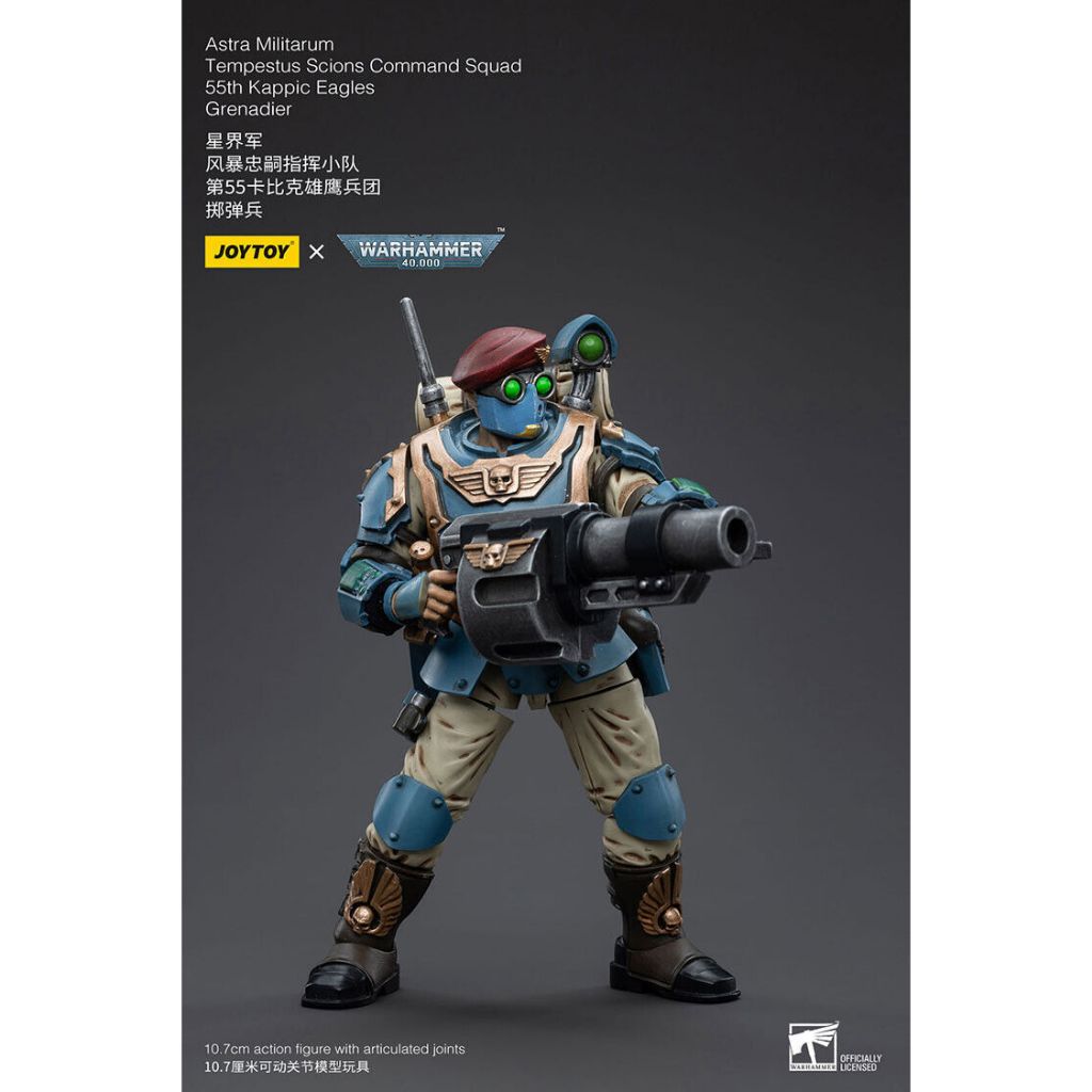 (JOYTOY) Astra Militarum Tempestus Scions Command Squad 55th Kappic Eagles Grenadier JT5161
