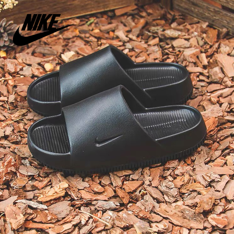 Nike Calm Slide รองเท้าแตะผู้ชายฤดูร้อนกลางแจ้งที่มีคุณภาพสูงรองเท้า รองเท้าแตะไนกี้ของแท้ 100%