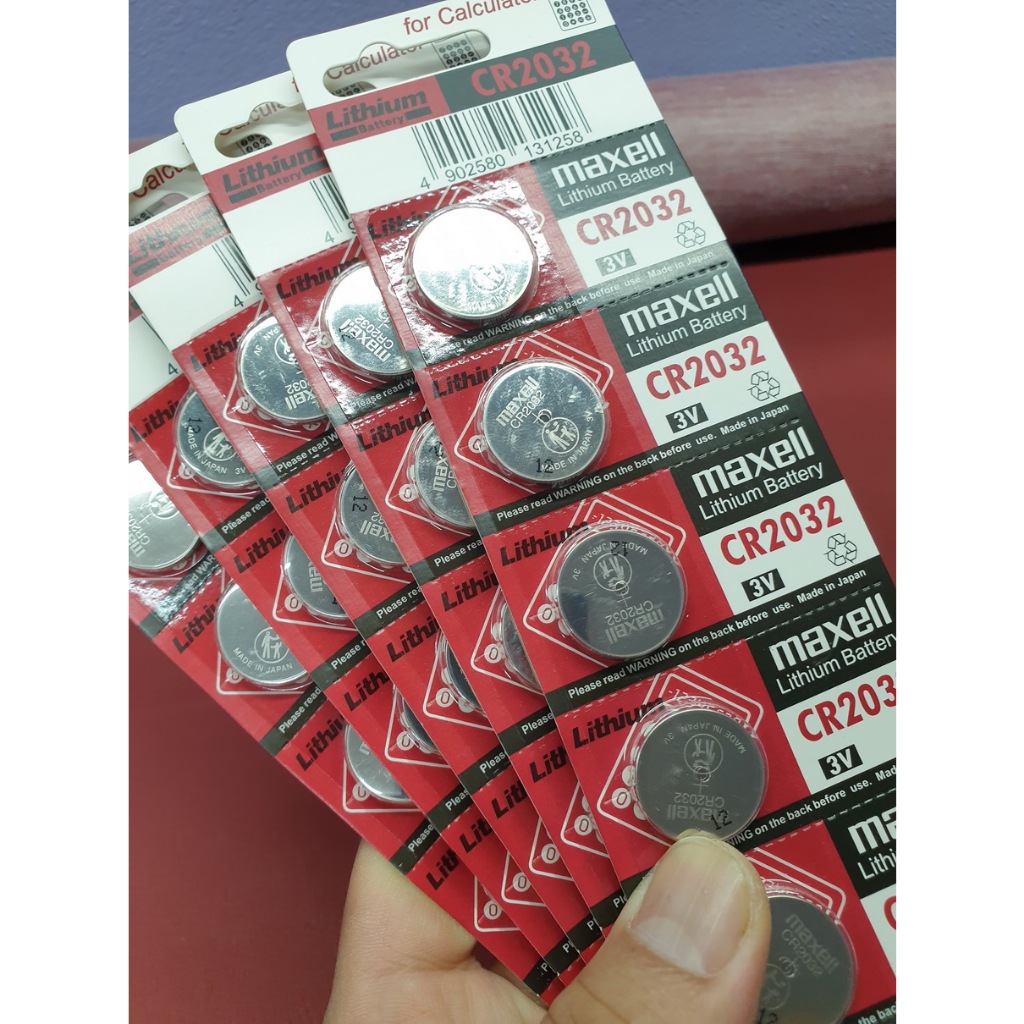 ถ่าน แบตรีโมท Honda PCX แท้ล้านเปอร์เซ็น จากค่าย Maxell japan รุ่น cr2032 จัดมาเพื่อ Honda