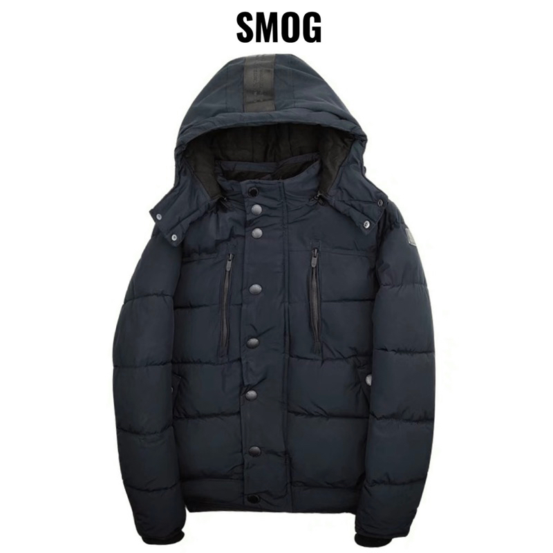 เสื้อสกี ฮู้ดกันหนาว PADDED PUFFER JACKET แบรนด์ SMOG แท้ % (WY1241)