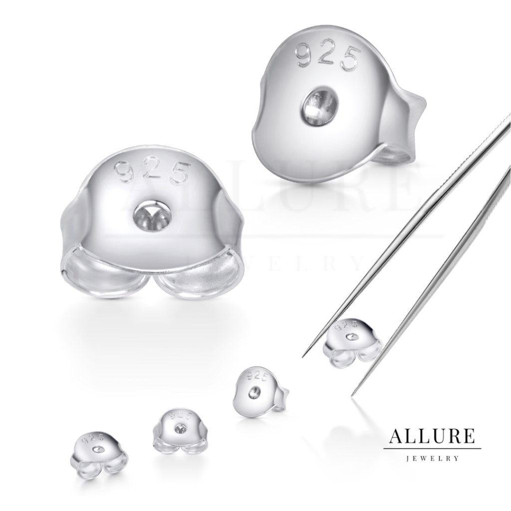 แป้นต่างหู เงินแท้ 925 ตอก925 Allure Jewelry