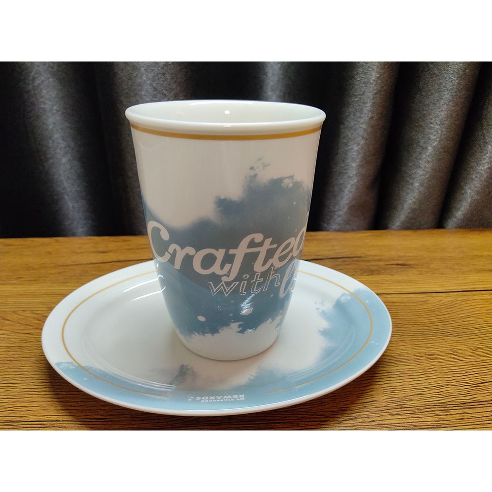Starbucks Reward Gift Set Mug &amp; Plate Dish ของใหม่ ของแท้