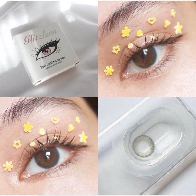 Glitzlens Klav Gray คอนแทคเลนส์รายเดือน DIA 14.0