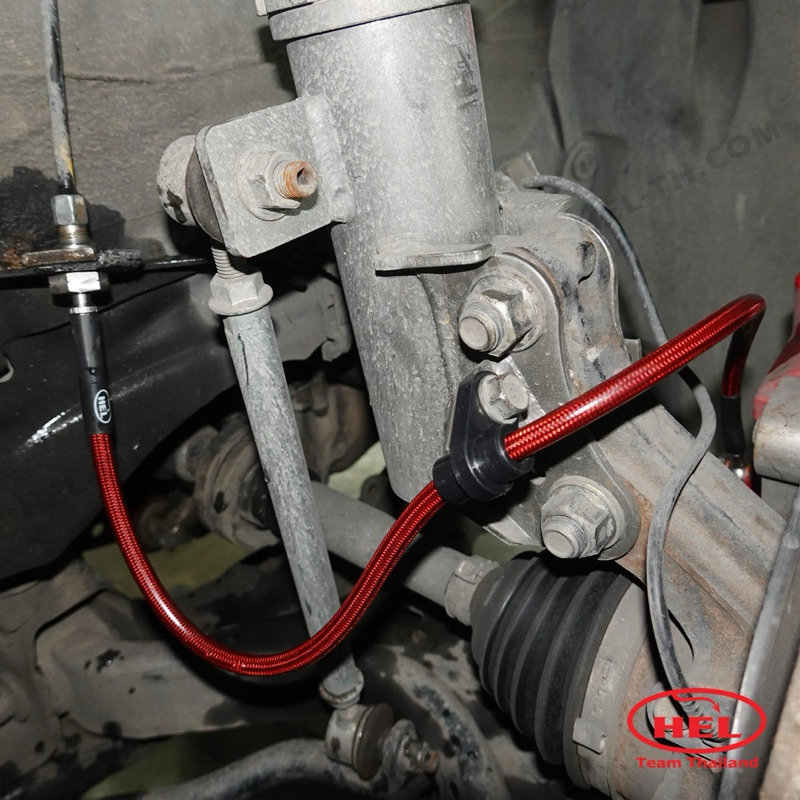 สายถักเบรค HEL แท้ อังกฤษ ตรงรุ่น Honda Civic FB FC FK FE FL Jazz city หน้า หลัง พร้อมน็อต น้ำมัน แหวนประเก็น สายถัก