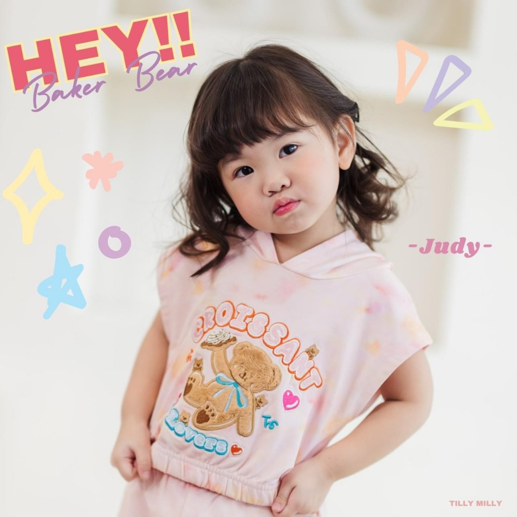 Tilly Milly รุ่น Judy ชุดฮู้ด กางเกงขายาว Look 4 hey! baker bear