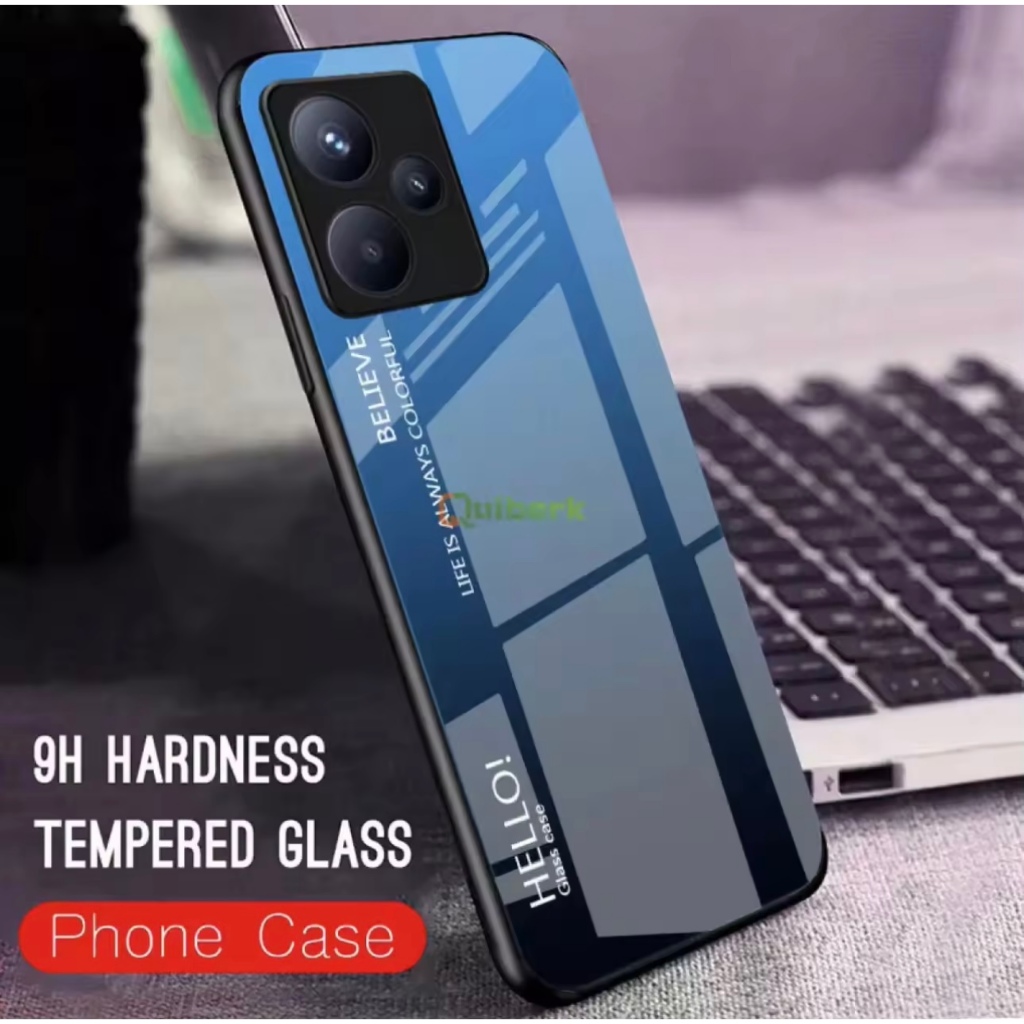 เคสโทรศัพท์มือถือ Case Realme10 5G / Realme 10T 5G เคสกระจกสองสี เงาไล่สี ขอบนิ่ม TPU สีกระจกเทมเปอร์ปลอกแก้วฝาหลังกันชน