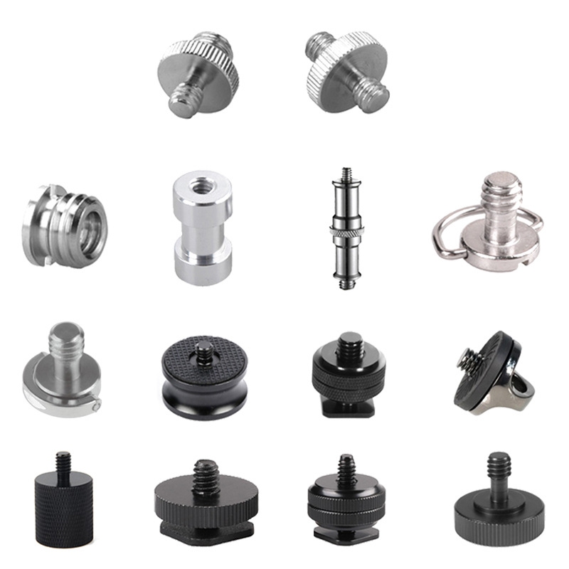 [พร้อมส่ง] ตัวแปลงเกลียวหลากหลายแบบ ขนาดเกลียว 1/4 และ 3/8 Adapter Screw 1/4 3/8 Accessories สกรูแปลงเกลียว อะแดปเตอร์