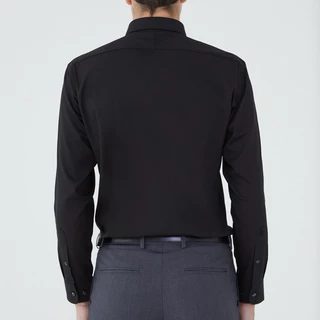 เสื้อเชิ๊ต Arrow ทรง SLIM FIT สีดำ EASY CARE SHIRT