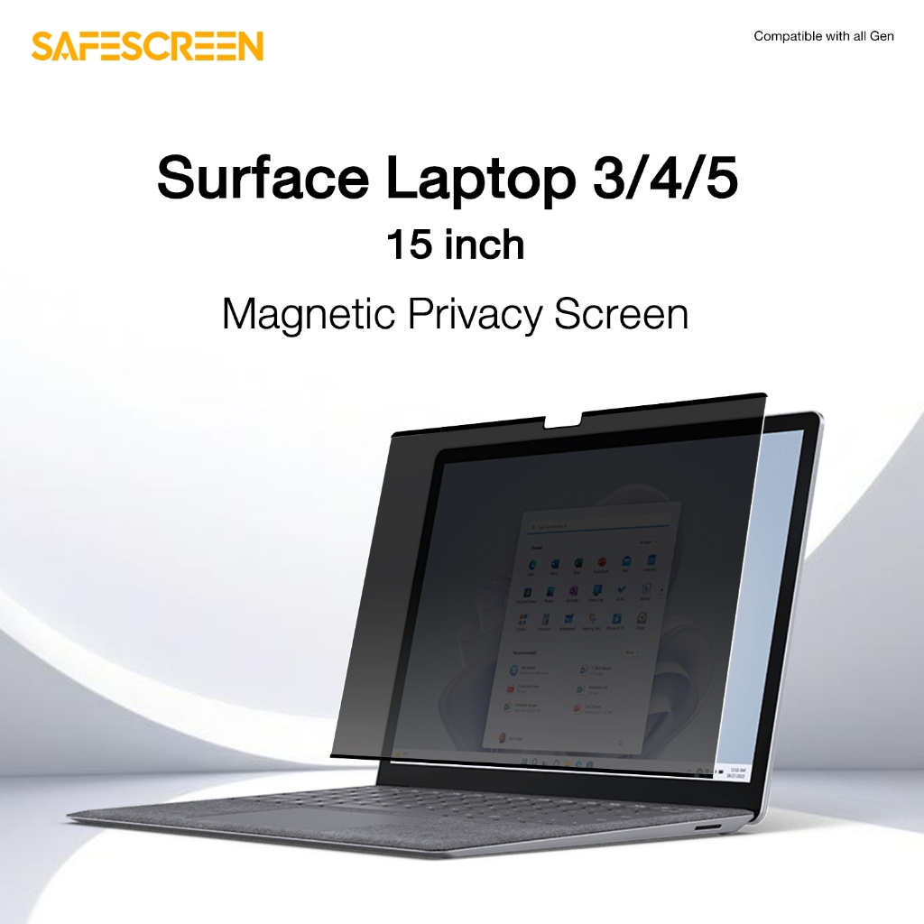 ฟิล์มกันเสือก แบบแม่เหล็ก สำหรับ Microsoft Surface (Magnetic Privacy Screen Easy Snap)