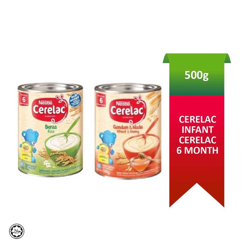 NESTLE  (เนสท์เล่ ) Cerelac Infant Cereals 6 Month Assorted Flavor (500g) – โปรปัง