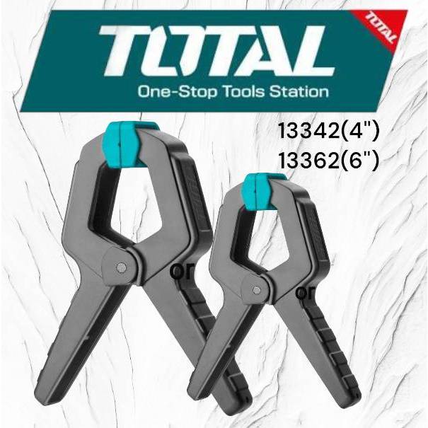 TOTAL แคล้มจับชิ้นงาน แบบสปริง ( Spring Clamp ) ขนาด 4 นิ้ว รุ่น THT13342 / 6 นิ้ว รุ่น THT13362