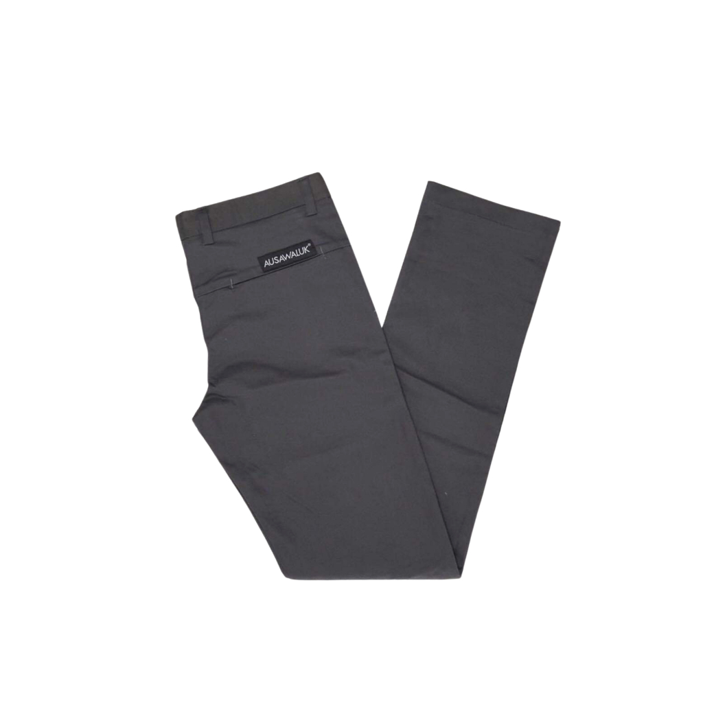 กางเกงขายาวทรงกระบอกเล็ก AUSAWALUK  เนื้อผ้ามีความยืดหยุ่น  ทรงสวยใส่สบายงานเย็บละเอียด
