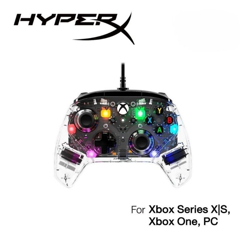 [ประกันศูนย์ ] HyperX : จอย Clutch Gladiate RGB - Wired Controller Black / RGB สำหรับ Xbox / PC ประกันศูนย์ไทย 2 ปี