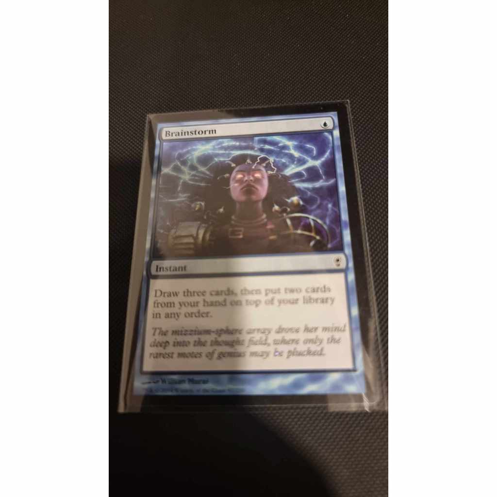 Brainstorm การ์ด Magic The Gathering ของแท้ จากชุด Conspiracy, Jace Spellbook