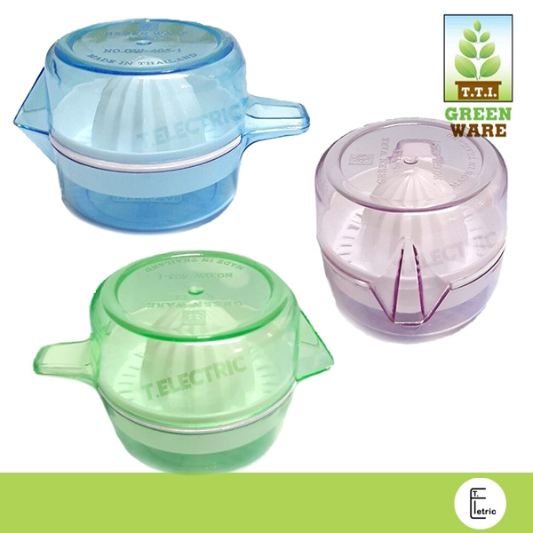 ที่คั้นน้ำส้มเล็ก ขนาด 200 cc รุ่น Greenware GW-405-1 ที่คั้นผลไม้พลาสติกสีหวานใส ที่บีบน้ำมะนาว น้ำผลไม้