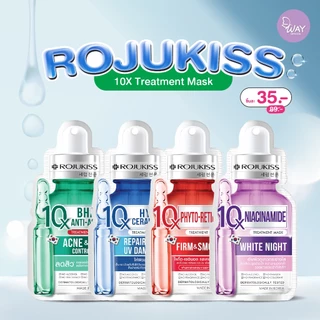 [ซอง] โรจูคิสมาส์ก 10เอ็กซ์ ทรีตเมนต์ มาส์ก 24ml Rojukiss Mask 10X Treatment Mask 24ml