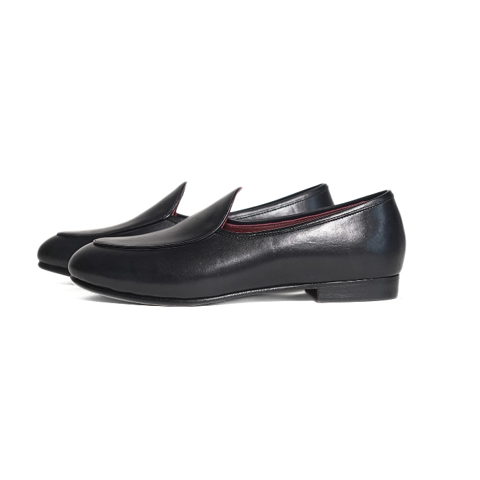 [Pre-Order] MANGO MOJITO รองเท้าหนังรุ่น ML Belgian Loafer สี Black (C)