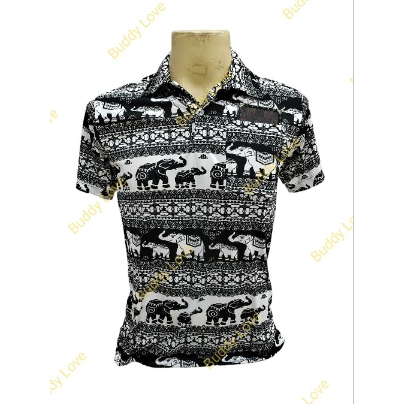 เสื้อโปโล เสื้อช้างไทยแลนด์ เนื้อผ้าไมโคร Tshirt Souvenir Thailand foreign Gift ของฝากต่างชาติ ไทยแลนด์